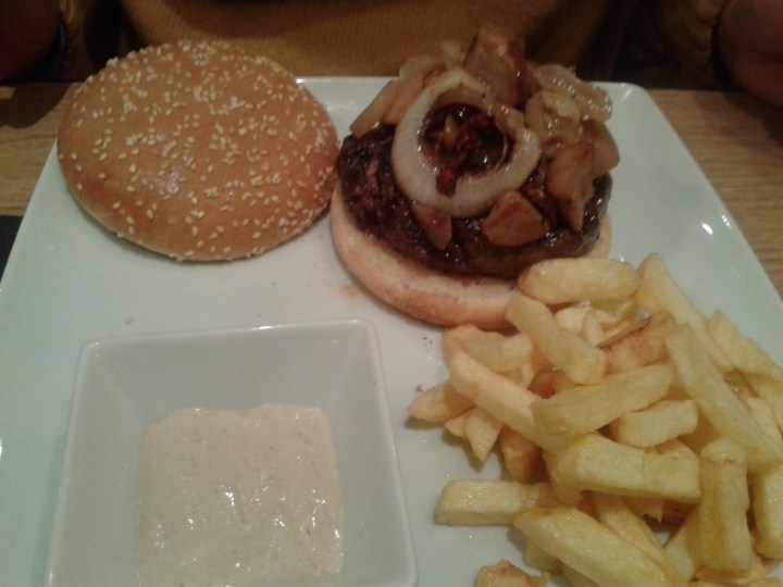 Hamburguesa de boletus