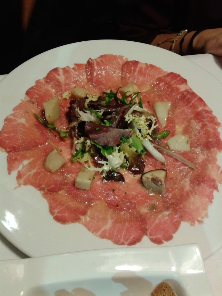 Carpaccio de ternera