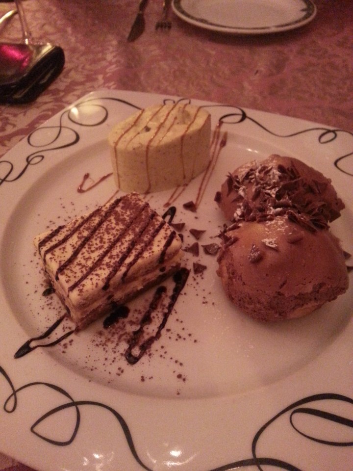 Surtido de postres Da Vinci