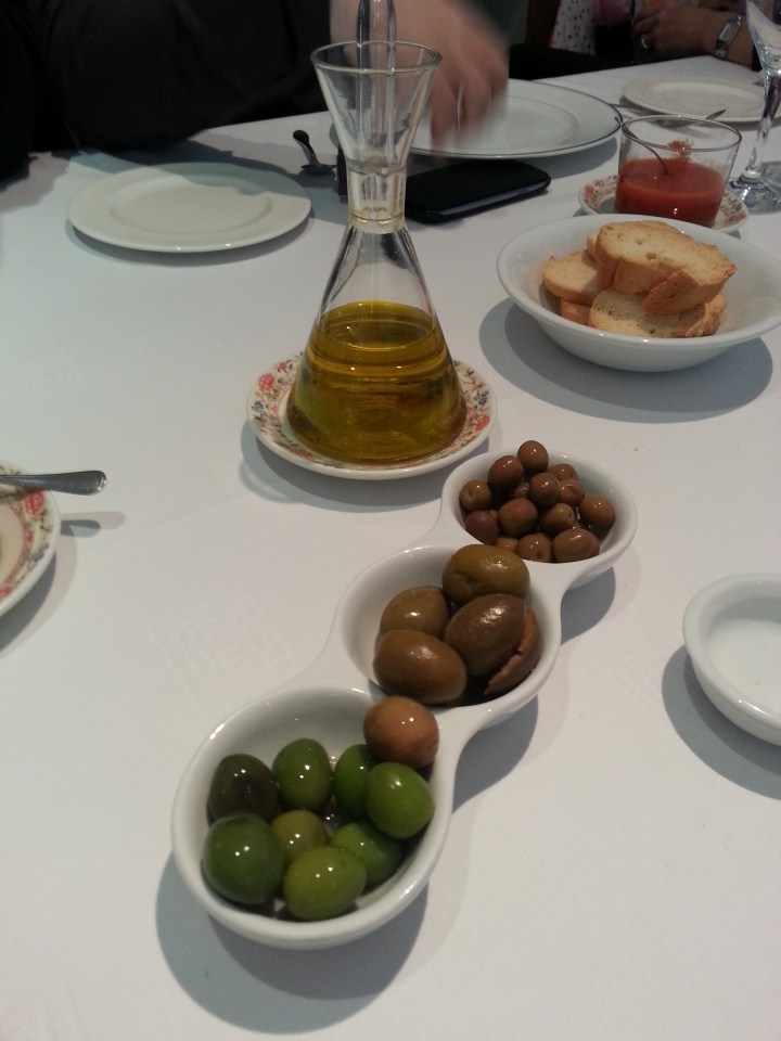 Aceitunas de la zona