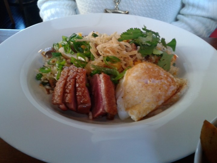 Arroz chaufa pekinés