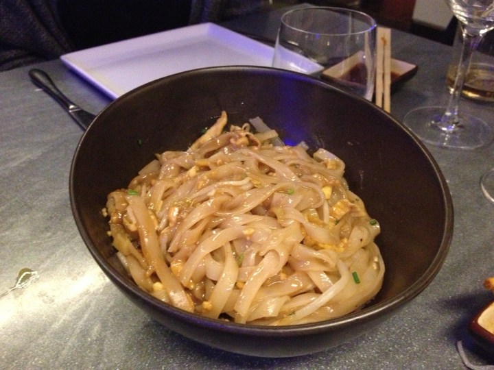 Pad thai de langostinos