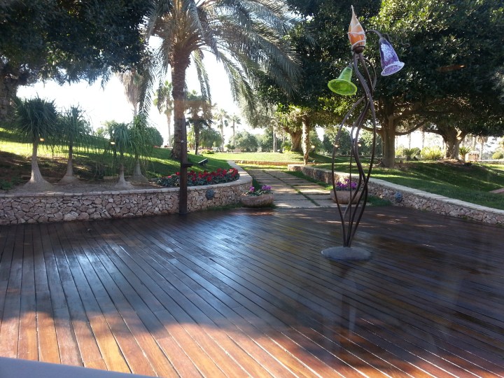 Exteriores desde la sala de La Cabaña