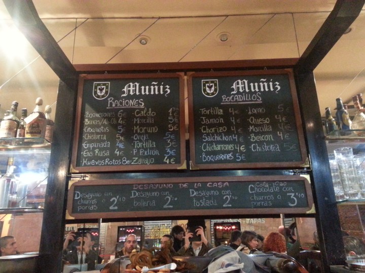 Tortilla y oreja en el Muñiz