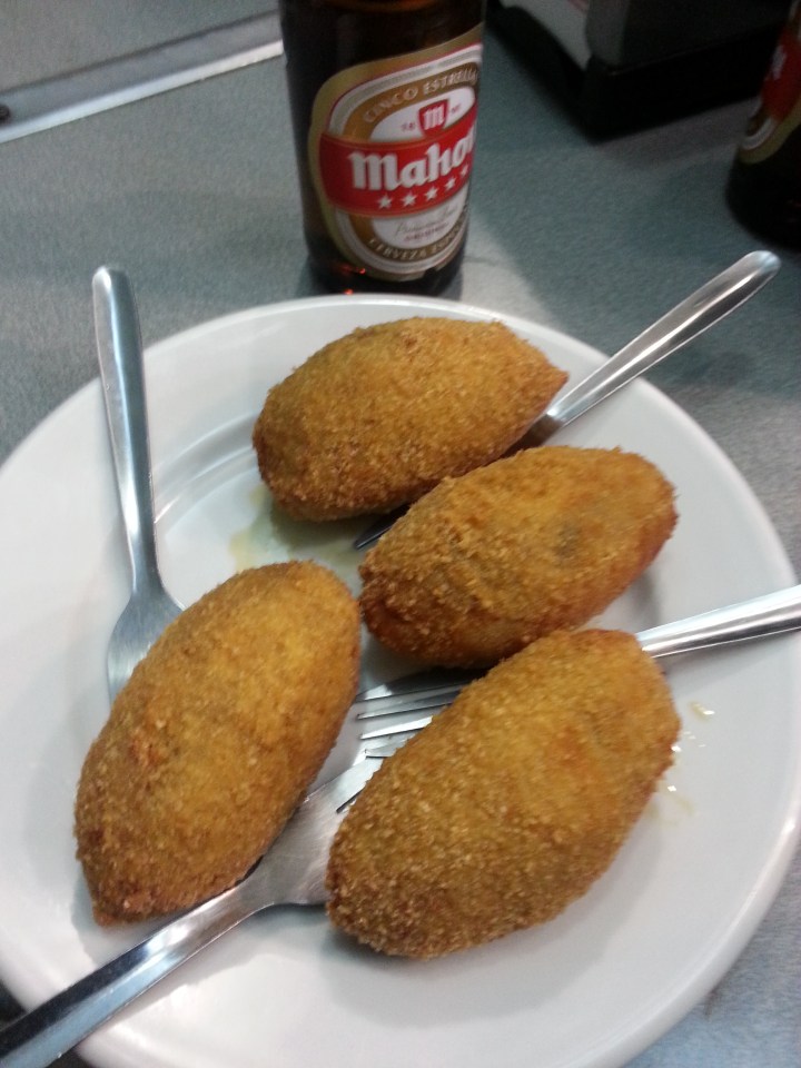 Croquetas en el Marathon