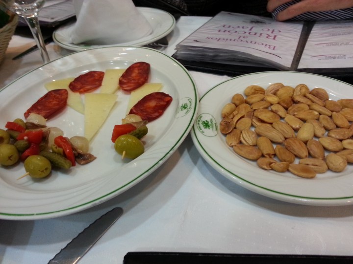 Aperitivo de la casa