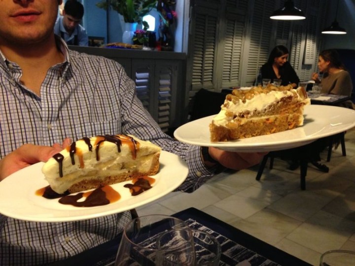 Tartas de zanahoria y banana