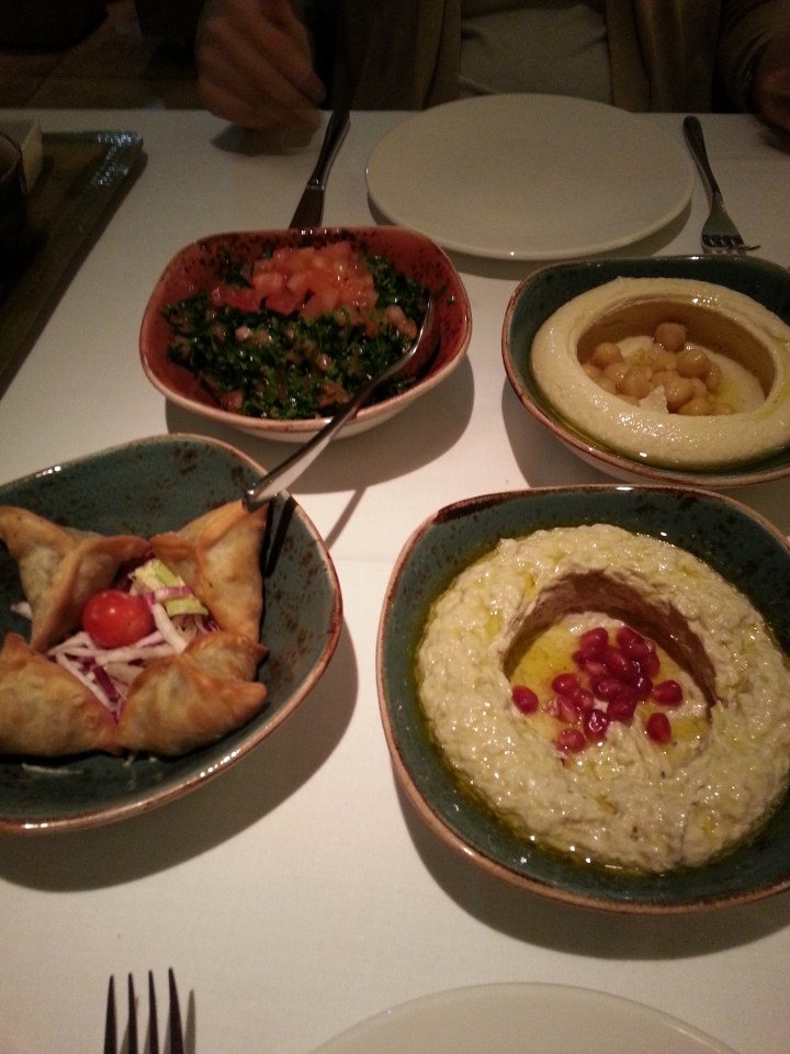 Conjunto de los cuatro entrantes