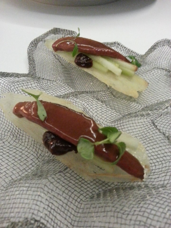 Snack de pato a la pekinesa