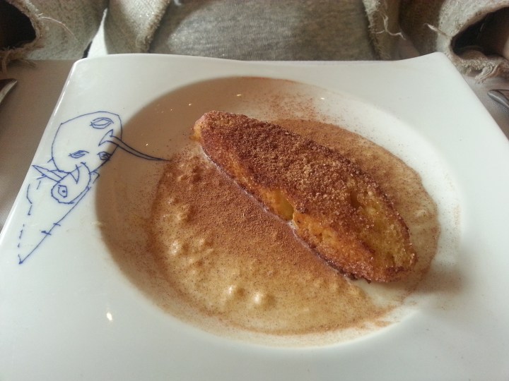 Torrija de pan de roscón de reyes