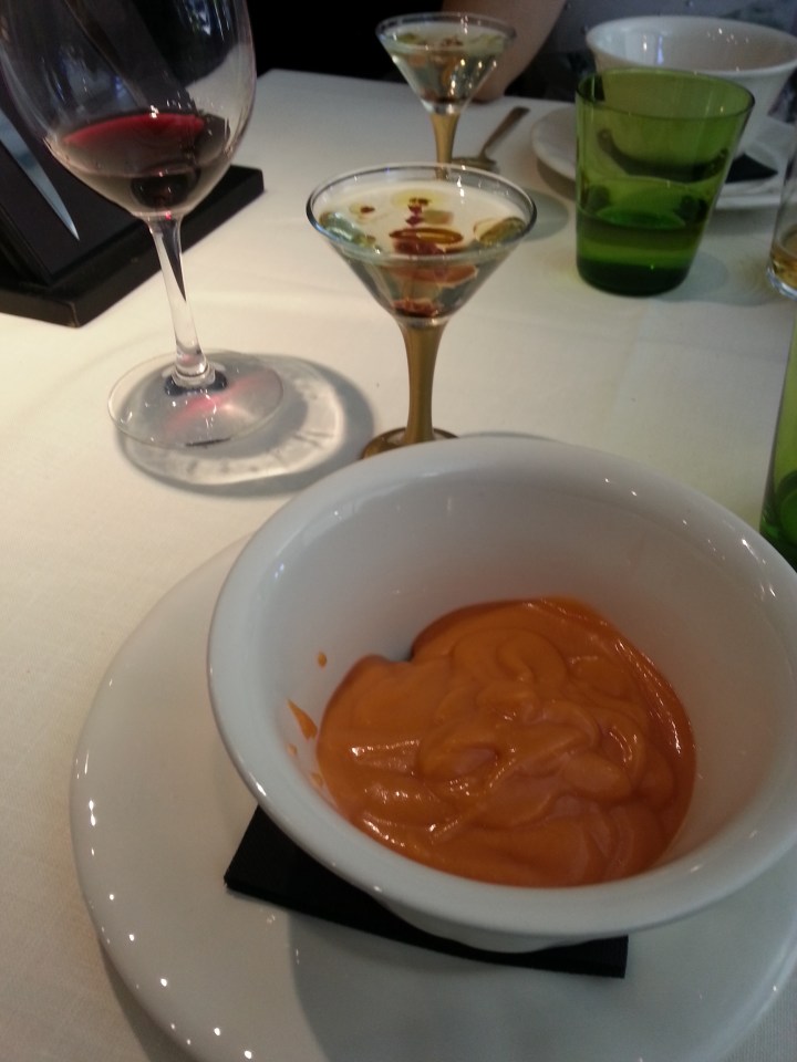 Guarnición y salmorejo