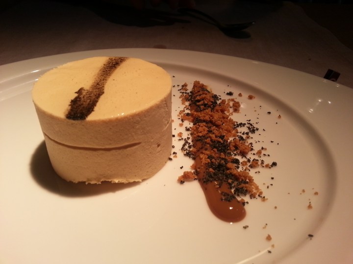 Tarta de queso con dulce de leche