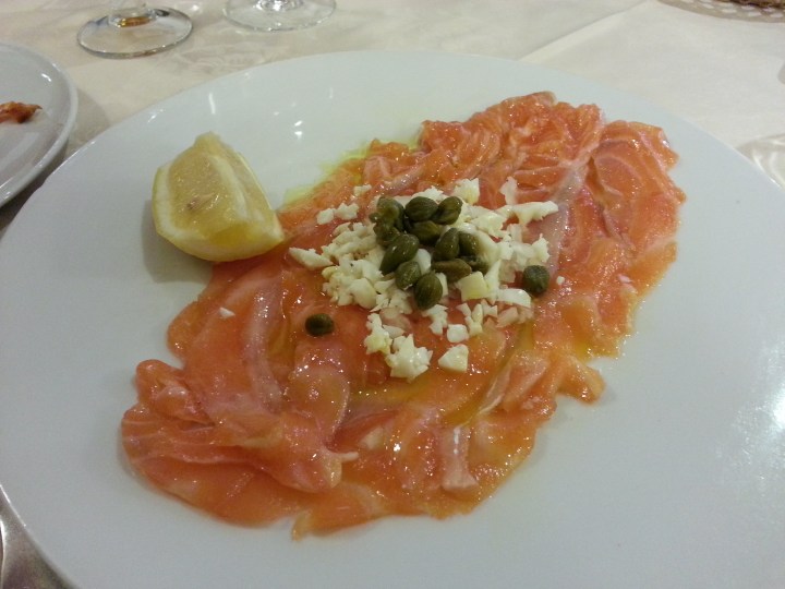 Media ración de salmón ahumado - Lago de Sanabria