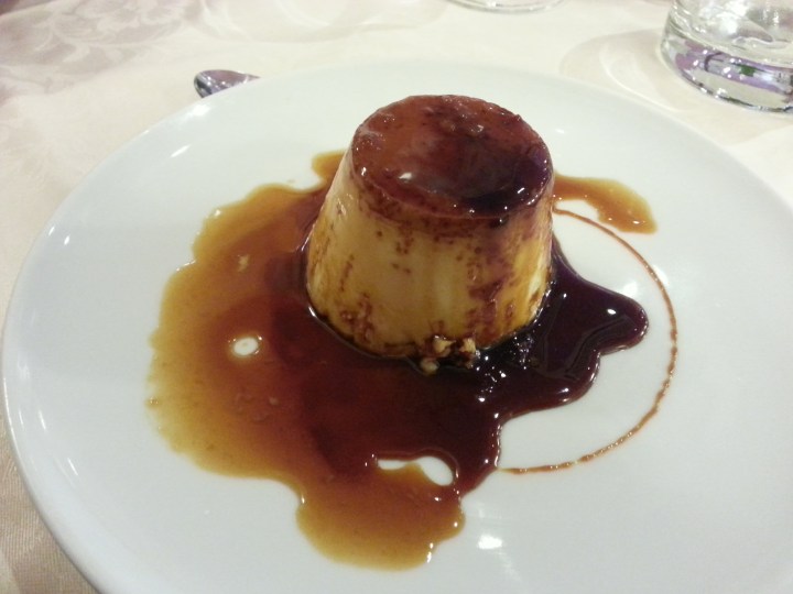Flan de huevo - Lago de Sanabria