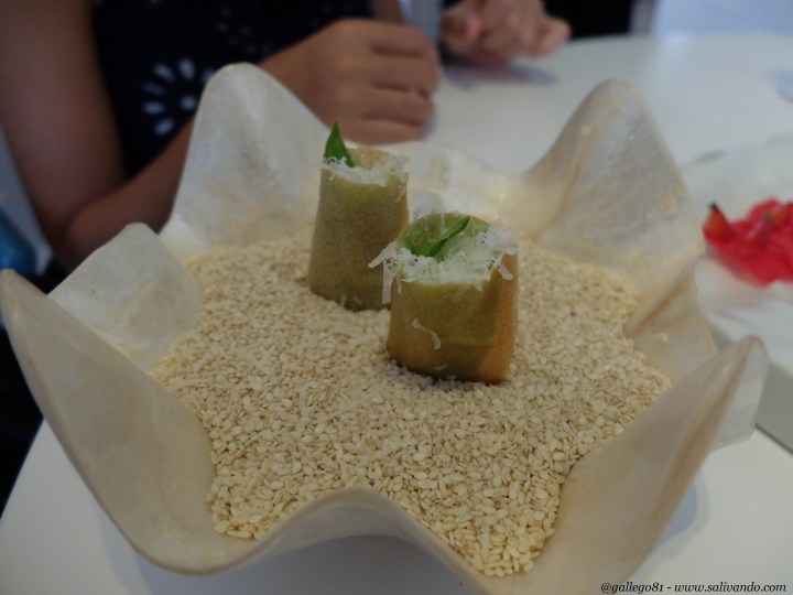 Aperitivo fuera de la carta - Pesto