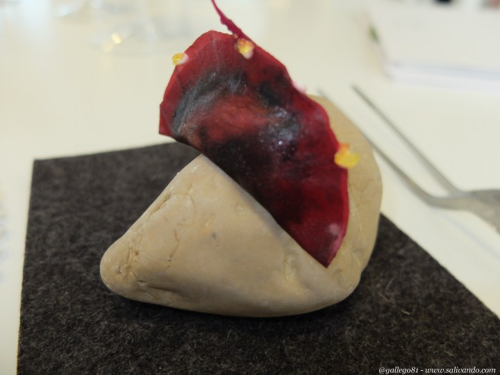 Empanadilla de remolacha y cangrejo 2012