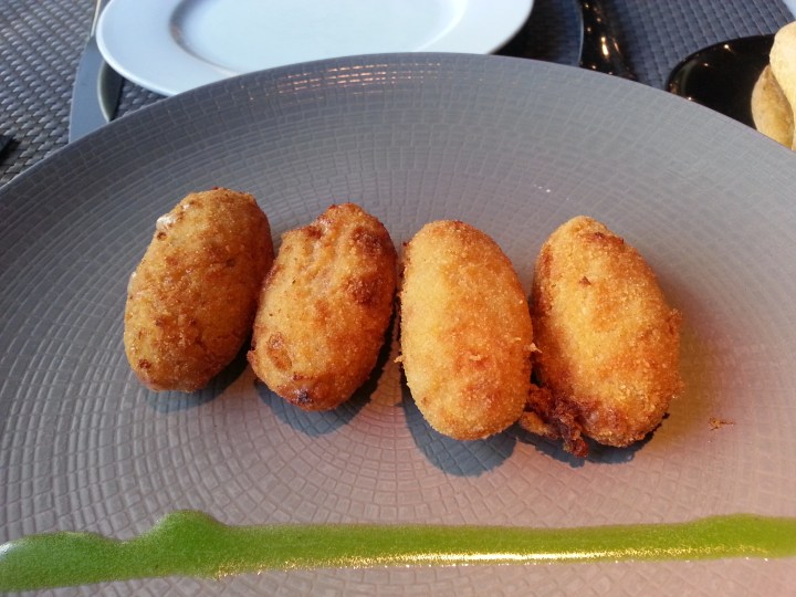 Restaurante Edulis - Croquetas de jamón y boletus