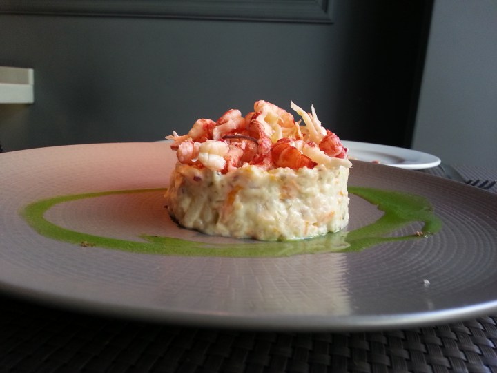 Restaurante Edulis - Ensaladilla rusa de perfil