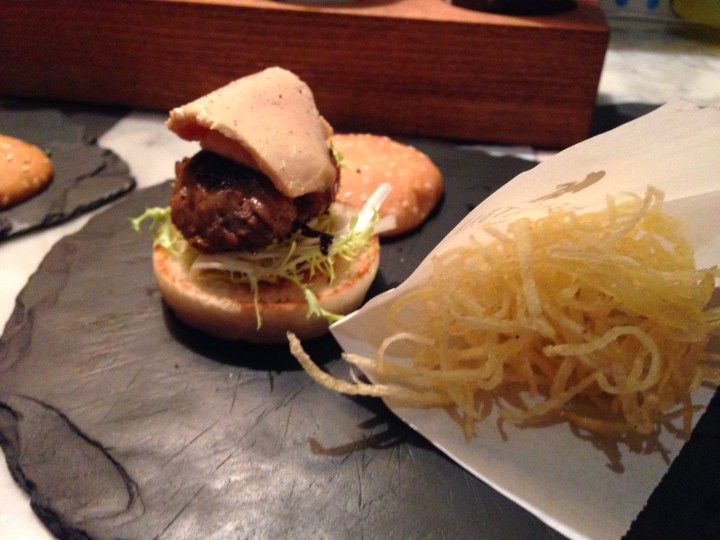 Hamburguesita con foie