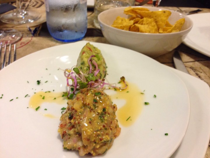 Tartar de langostinos 