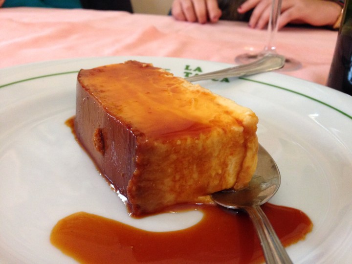 Flan de queso