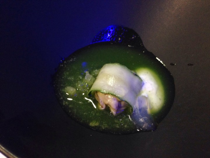 Ostra con Hendrick's