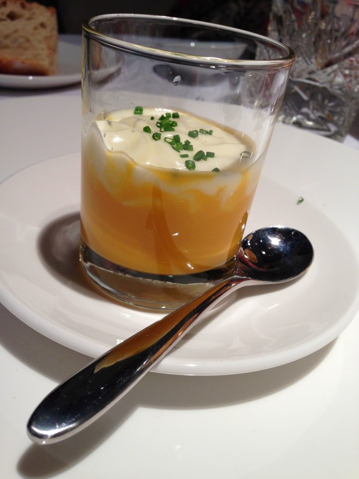 more crema de calabaza entrante