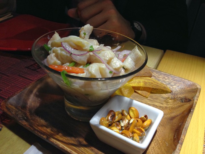 salivando panamericana ceviche corvina