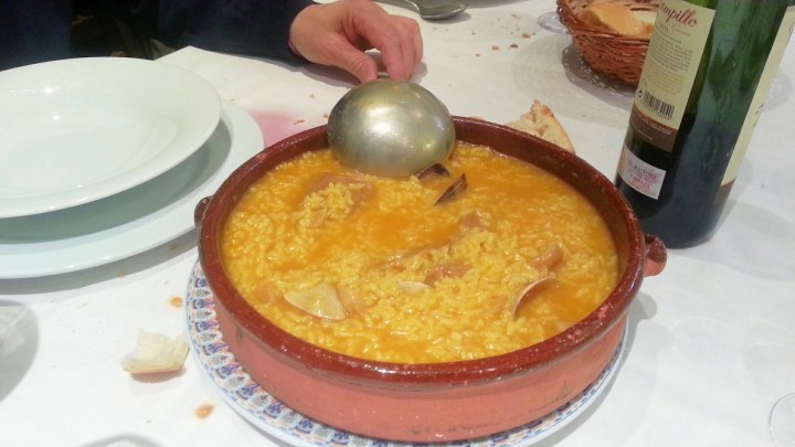 Mesón del Tío Aquilino - Arroz con perrechicos y almejas