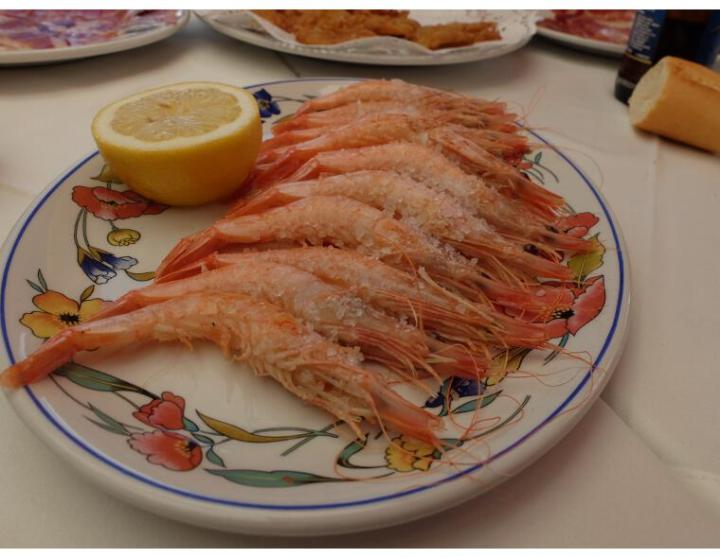 gambas plancha rincon del alba manzanares el real