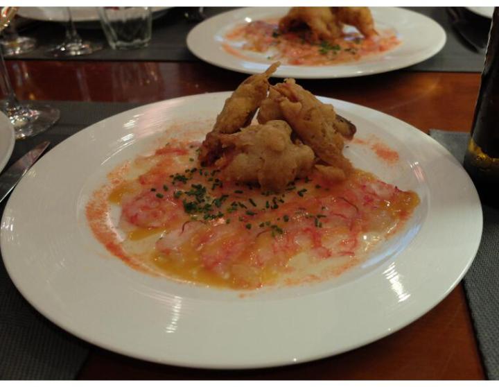 la gastroteca de santiago carpaccio de carabineros