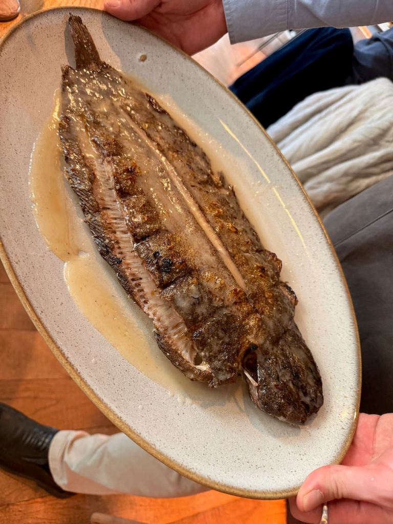 Lenguado a la parrilla en El Señor Martín